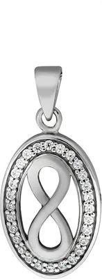 Produktbild von V Anhänger 925/- Sterling Silber 2,1cm weiß Zirkonia 274240131