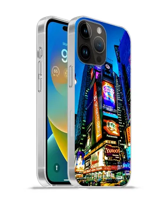 Produktbild von MuchoWow® Handyhülle Schutzhülle Hülle für Apple iPhone 14 Pro Max New York - Nacht - USA Silikon Softcase Handy Hülle - Hardcover