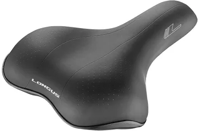 Produktbild von Longus Naudo Black 190 mm Stahl Fahrradsattel