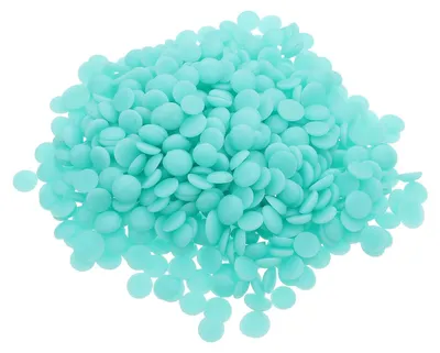 Image de Perles de cire de coulage - Pour la création de bijoux - Vert - 1,00 x 1,00 x 0,30 cm