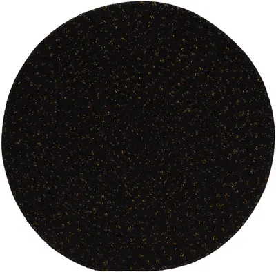 Obrázok produktu pre podložka priemer 38cm ČIERNA/ZLATÁ Polyester