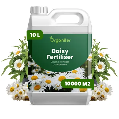 Obrázek produktu pro Sedmokráska Tekuté Hnojivo 10 L – 2-1-8 NPK – Pro Kvetoucí Rostliny – Pro Zdravé Listy & Bujné Květy – Podporuje Kořeny & Vitalitu – Organifer