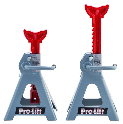 Image de Cric à cliquet - Support de sécurité - Capacité 3 tonnes - Double goupille