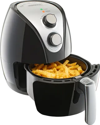 Produktbild von MONZANA® Heißluftfritteuse 3,6L Antihaftbeschichtung 9in1 Funktion 80-200°C Cool Touch Spülmaschinengeeignet Küche Fritteuse Heißluftofen Schwarz