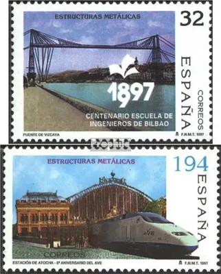 Produktbild von Briefmarken Spanien 1997 Mi 3320-3321 (kompl.Ausg.) postfrisch Metallbauwerke