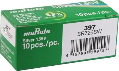 Produktbild von Murata 397 SR59 / SR726SW Uhrbatterie 1.5V