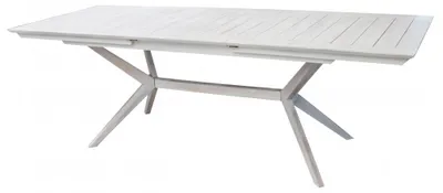Immagine prodotto di Tavolo Bali 150/200x90x75 h cm in Legno di Acacia Bianco