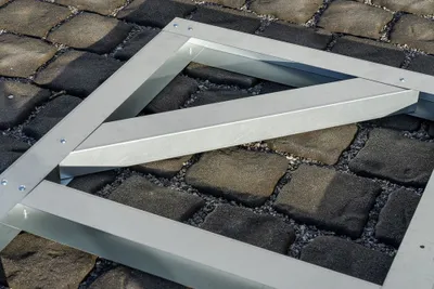 Obrázek produktu pro Globel Industries Základní podlahový rám pro kůlny "Dream 65" a "Lean-To 56" hliníkový polotovar 144 x 171 cm