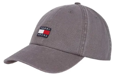 Obrázek produktu pro Tommy Jeans – Baseballová čepice pro muže, bavlna, model NA1648 (univerzální velikost), barva: šedá