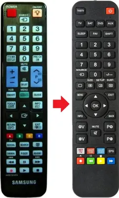 Produktbild von Fernbedienung passend für SAMSUNG UE40D6500 | UE40D6507 | UE40D6510