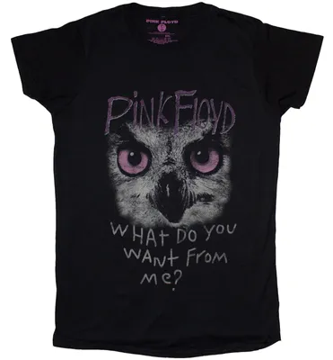 Produktbild von Pink Floyd Owl - WDYWFM? Black L Damen T-Shirt