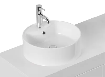 Produktbild von Aufsatz-Waschtisch Novum 46 cm : Weiss