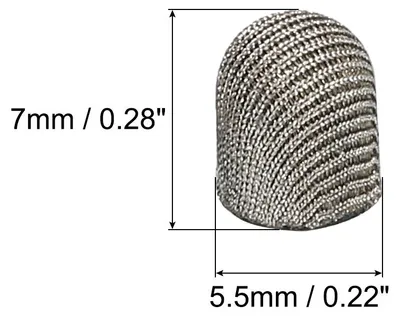 Produktbild von 6 Stš¹ck Stylus Stiftspitzen Leitf?hig Netz Faser Kapazitiv Touchscreen Stifte Spitze Universal Ersatz 5.5mm