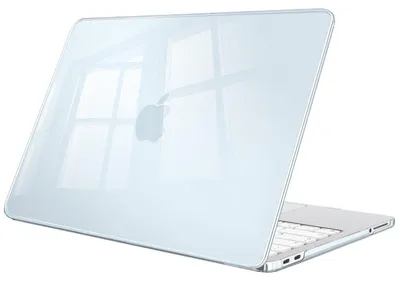 Produktbild von Fintie Hülle Kompatibel mit MacBook Neo 13 Zoll A3404 mit A18 Pro Chip 2026, Ultradünne Hartschale Schutzhülle Snap Cover, Hellblau