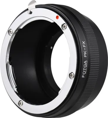 Produktbild von FOTGA Manueller Objektiv-Mount-Adapterring aus Aluminiumlegierung fuer Pentax K-Mount-Objektiv an Fuji X-Pro1/X-Pro2/X-Pro3/X-E2/X-E3/X-A10/X-T1/X-T2/X- T3/X-T4/X-T10/X-T20/X-T30/X-T30II/X-T100/X-H1 X-Mount spiegellose Kamera