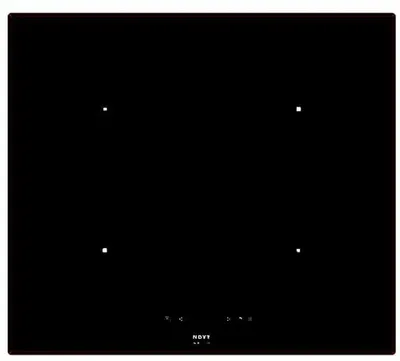 Image de Table de cuisson induction 65cm 4 feux 7400w noir - Novy - 1753 -