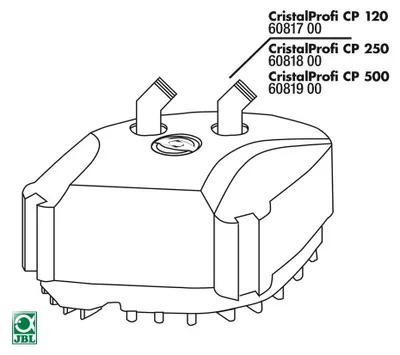 Produktbild von JBL Ersatzteil CP 120 Pumpenkopf komplett