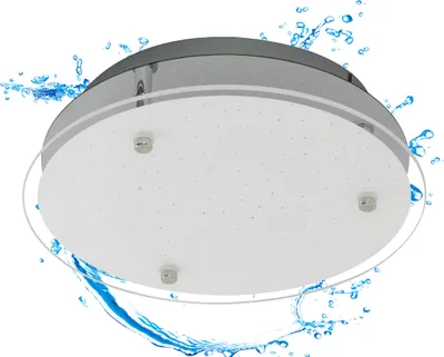 Produktbild von LED Sternenhimmel Deckenleuchte IP44 inkl. 3000K warm-weißem LED Modul direkt 230V