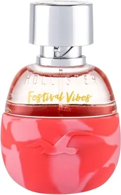 A bottle of Hollister Festival Vibes for Her Eau de Parfum.
