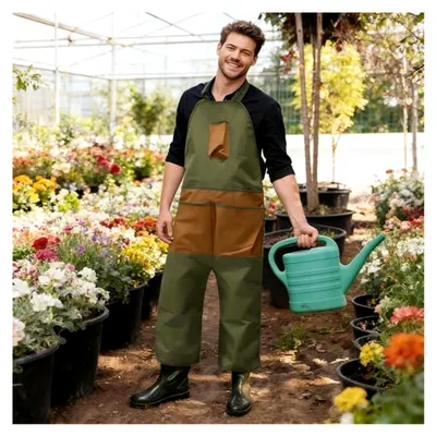 Produktbild von Gartenschürze mit verstellbaren Taschen für Herren