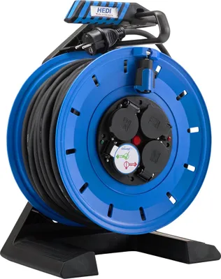 Produktbild von Kabeltrommel Gen 7 Champion 40m H07RN-F 3x1,5mm² 290mm 4 Schutzkon.steckd.