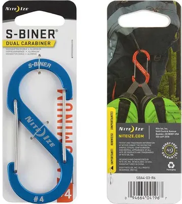 Produktbild von Nite Ize Karabiner S-BineR Aluminium #4 Blau
