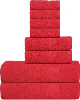 Produktbild von Famanu Waschlappen Baumwolle Hotelqualität Superweich und Sehr Absorbierend - 8er Set