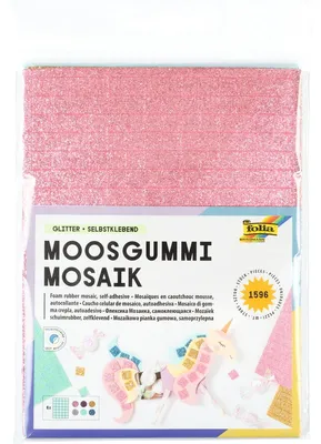Obrázok produktu pre folia 2365 folia penová gumová mozaika "Glitter", samolepiaca, 1 596 kusov