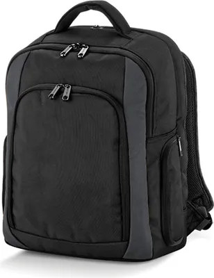 Produktbild von Quadra QD968 | Tungsten Laptop Backpack / Rucksack | 34 x 45 x 21 cm - Farbe: Black/Dark Graphite - Größe: 34 x 45 x 21 cm