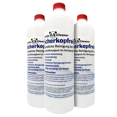 Produktbild von PandaCleaner Scherkopfreiniger - Nachfüllflüssigkeit für Kartuschen 3000ml