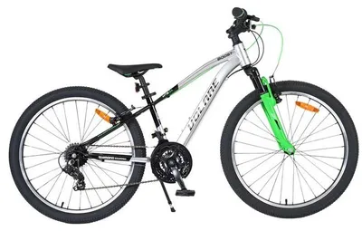 Produktbild von Volare Boost Kinderfahrrad - 24 Zoll - 21 Gänge - Silber/Grün