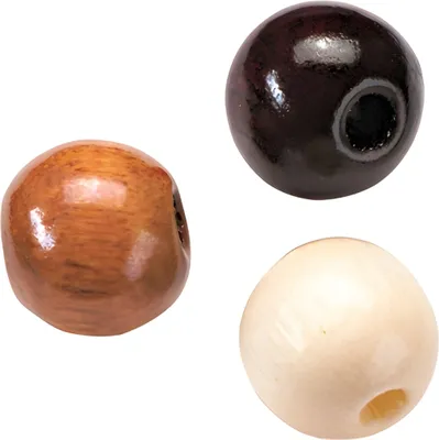 Produktbild von KNORR PRANDELL 216012410 Holzperlen-Mix Ø 4 mm Buche Deutschland braun