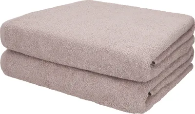 Produktbild von Betz 2 Stück XXL Badetücher 100 x 200 cm BERLIN  Saunatücher 100% Baumwolle Farbe: cappuccino