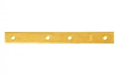 Produktbild von Flachverbinder schmal 193x24x4,0 mm gelb verzinkt