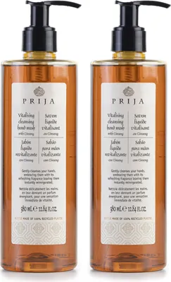 Produktbild von PRIJA Flüssigseife mit Ginsengextrakt, Pumpe 2x380ml