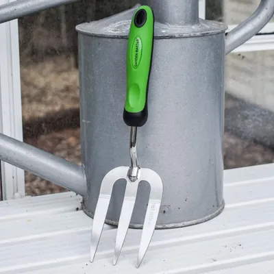 Imagen del producto de Herramienta manual, estructura de acero inoxidable resistente, mango ergonómico, herramienta de jardinería para cavar