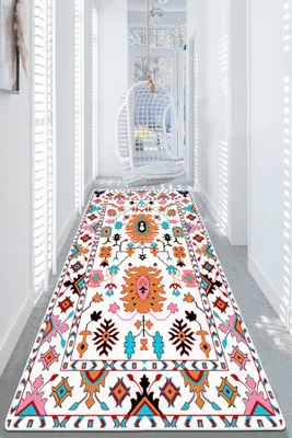 Produktbild von Conceptum Hypnose, Marmorizzato- Marmorizzato Djt CHL, Bunt, Teppichläufer, 80 x 300 cm, 100% POLYESTER