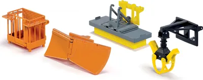Image de set Bressel & Lade Accessoires pour chargeur frontal orange / jaune (3661)