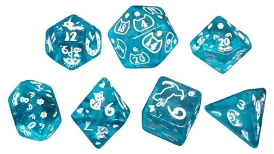 Produktbild von Würfelset Galaxy: Cat blue (7)