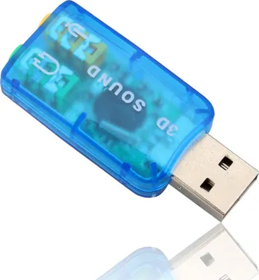Produktbild von USB 2.0 Virtueller externer Mikrofon-Lautsprecher 3D 5.1-Kanal Audio PC Soundkarten-Adapter