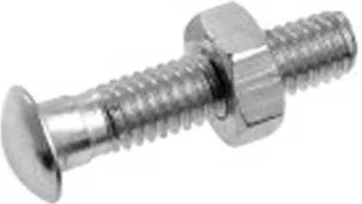 Produktbild von Brooks 1" Bolt and Nut Assembly, Zinc silver