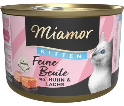 Obrázok produktu pre Miamor 185gx12 Feine Beute Kitten Huhn & Lachs