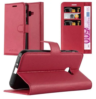 Immagine prodotto di Custodia Cadorabo per Samsung Galaxy XCover 4 / XCover 4s cover protettiva in rosso custodia per cellulare cover chiusura magnetica