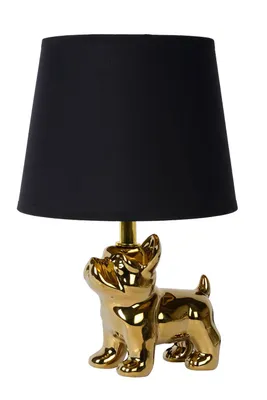 Produktbild von Lucide Vintage Tischleuchte Bulldogge Porzellan 13533/81/10 21x21x31,5 cm