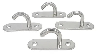 Immagine prodotto di Ganci a soffitto in acciaio inossidabile, fissaggio con viti M8, set di 4