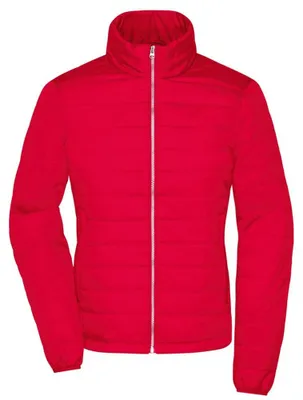 Produktbild von James and Nicholson - Steppjacke für Damen LT2369 (XXL) (Rot)