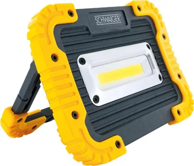 Produktbild von Schwaiger WLED90 513, LED, 2 Glühbirne(n), IPX4, 3000 mAh, Schwarz, Gelb, Freistehende Arbeitsleuchte