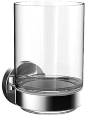 Image de Porte-verre rond emco, en verre de cristal, 432000100