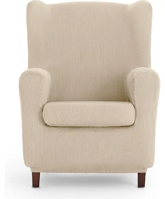 Produktbild von Ohrensesselbezug natur, für Wohnzimmer, Polyester, 1 Stücke
