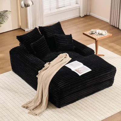 Produktbild von Schlafsofa - Bettsofa - Schlafsofa mit Kissen - Memory-Schaum-Komfort - Samtbezüge